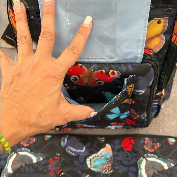 Jujube Butterfly Print Backpack - Picture 14 of 16